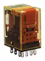 RU4S-C-A110: Power Relay, 4PDT, 120 VAC, 6 A, RU Series, Socket, Non Latching