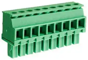 CTBP92VE/9R: Pluggable Terminal Block, 3.81 mm, 9 Ways, 28 AWG, 16 AWG, 1 mm², Clamp