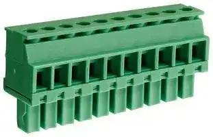 CTBP92VE/10R: Pluggable Terminal Block, 3.81 mm, 10 Ways, 28 AWG, 16 AWG, 1 mm², Clamp