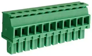 CTBP92VE/11R: Pluggable Terminal Block, 3.81 mm, 11 Ways, 28 AWG, 16 AWG, 1 mm², Clamp