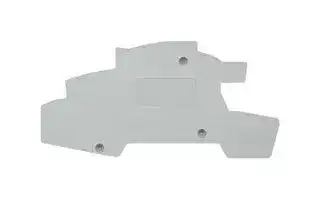 8WH9000-3SA00: Accessory, Grey, Siemens ALPHA FIX Series 2.5mm² 8WH Terminal Blocks, Cover, ALPHA FIX Series