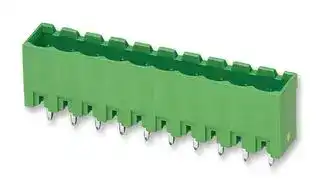 1755558: Terminal Block, Header, 5 mm, 6 Ways, 12 A, 320 V, Through Hole Vertical