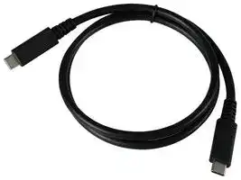 MP014084: USB Cable, Type C Plug to Type C Plug, 800 mm, 31.5 ", USB 4.0, Black, E-Marked Cable