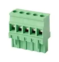 20.910M/2-E: Pluggable Terminal Block, 5 mm, 2 Ways, 28 AWG, 14 AWG, 1.5 mm², Screw