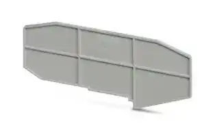 3029981: Accessory, Phoenix SRTK Series Test Disconnect Terminal Blocks, End Cover, SRTK