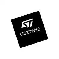 LIS2DW12TR: MEMS Accelerometer, ± 2g, ± 4g, ± 8g, ± 16g, X, Y, Z, I2C, SPI, LGA, 12 Pins