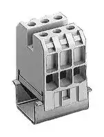 8WA1304: DIN Rail Mount Terminal Block, 2 Ways, 16 mm², Screw, 76 A
