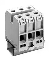 8WA1305: DIN Rail Mount Terminal Block, 2 Ways, 35 mm², Screw, 125 A