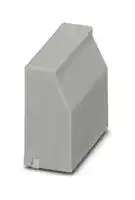 2908498: DIN RAIL HOUSING, FILLER PLUG, PA, GRY