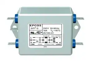 B84112G0000M112: Power Line Filter, Medical, 250 VAC, 12 A, Single Phase, 1 Stage, Chassis Mount