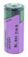 SL-861/P: Battery, 3.6 V, 2/3AA, Lithium Thionyl Chloride, 1.6 Ah, Axial Leaded, 14.7 mm