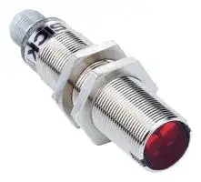 GRL18-F2452: Photoelectric Sensor, 7.2m, 650nm Red LED, Retroreflective, Axial, Digital-PNP LO/DO, GR18 Series