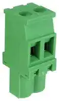 CTB922VG/2S: Pluggable Terminal Block, 5 mm, 2 Ways, 24 AWG, 12 AWG, 3.3 mm², Screw