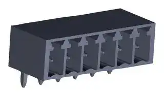 39502-1006: Terminal Block, Header, 3.5 mm, 6 Ways, 8 A, 300 V, Through Hole Right Angle
