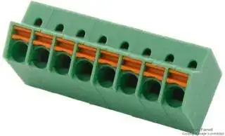 1752162: Wire-To-Board Terminal Block, 3.5 mm, 8 Ways, 24 AWG, 16 AWG, 1.5 mm², Push In