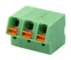 1752227: Wire-To-Board Terminal Block, 5 mm, 3 Ways, 24 AWG, 16 AWG, 1.5 mm², Push In