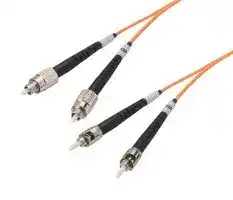 FODFC50-ST-02: Fibre Optic Cable, Multimode, 2 Fibres, 50µm/125µmDia, FC-ST Duplex, 2m
