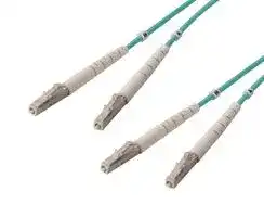 FODLC-10G-01: Fibre Optic Cable, OM3 Multimode, 50µm/125µm, 2 Fibres, LC Duplex to LC Duplex, 1m, FODLC-10G Series