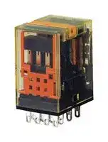 RU4S-CD-D24: Power Relay, 4PDT, 24 VDC, 6 A, RU Series, Socket, Non Latching