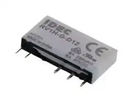 RV1H-G-D12: Power Relay, SPDT, 12 VDC, 6 A, RV1H Series, Socket, Non Latching