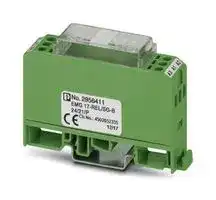 2956411: Power Relay, SPDT, 24 VDC, 6 A, EMG Series, DIN Rail, Non Latching