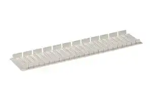 2CPX062384R9999: Slot Cover, 12 Separation Units, Plastic, Light Grey, Circuit Breaker Boards