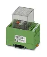 2952185: Power Relay, DPDT, 230 VAC, 3 A, EMG Series, DIN Rail, Non Latching