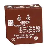 48021: AC/DC PCB Mount Power Supply (PSU), ITE, 1 Output, 2.75 W, 3.3 VDC, 830 mA