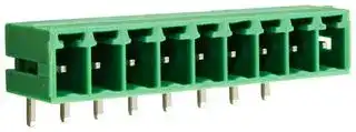 CTBP93HE/9: Terminal Block, Closed Ended, Header, 3.81 mm, 9 Ways, Through Hole Right Angle