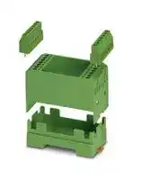 2940029: ELECTRONIC HOUSING SET, 14POS, PC, GREEN