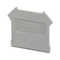 3003023: Accessory, Phoenix UK Series DIN Rail Terminal Blocks, End Cover, UK