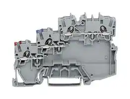2000-5311: DIN Rail Mount Terminal Block, Sensor, 3 Ways, 24 AWG, 16 AWG, 1.5 mm², Push In, 13.5 A