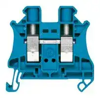 8WH1000-0AF01: DIN Rail Mount Terminal Block, 2 Ways, 2.5 mm², Screw, 24 A