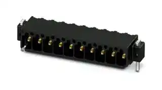 1835985: Terminal Block, Header, 2.54 mm, 5 Ways, 6 A, 160 V, Through Hole Right Angle
