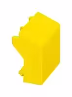 2914408: DIN RAIL HOUSING, FILLER PLUG, PA, YEL