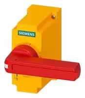3KF9201-2AA00: Operating Mechanism, Direct, Red/Yellow, 3KF Series Switch Disconnector