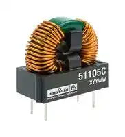 51305C: Choke, Common Mode, 3 mH, 1.9 A, 18 mm L x 10 mm W x 24 mm H