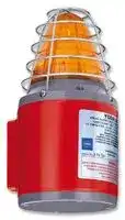 FL60/C/D50/A/EU: Visual Signal Indicator, Explosion Proof, Amber, Flashing, 24VDC, IP66, NEMA 4X, 276mm Height
