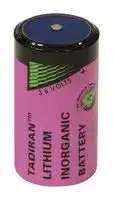 SL-2880/P: Battery, 3.6 V, D, Lithium Thionyl Chloride, 19 Ah, PCB Pins, 32.9 mm