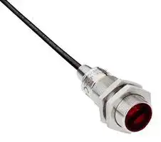 GRTB18S-P1131V: Photoelectric Sensor, 100mm, 650nm Red LED, Background Suppression/Proximity, Digital-PNP LO/DO