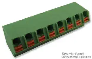 1752272: Wire-To-Board Terminal Block, 5 mm, 8 Ways, 24 AWG, 16 AWG, 1.5 mm², Push In