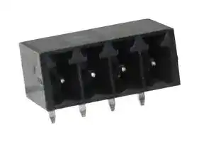39512-1004: Terminal Block, Header, 3.81 mm, 4 Ways, 8 A, 300 V, Through Hole Right Angle