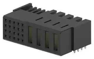 6450566-1 .: Connector, MULTI-BEAM XL, 24 Contacts, Receptacle, Press Fit, 4 Rows