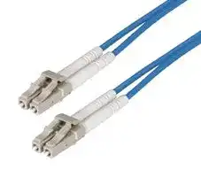 FODLC50-BL-15: Fibre Optic Cable, Multimode, 2 Fibres, 50µm/125µmDia, LC-LC Duplex, 15m