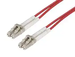 FODLC50-RD-01: Fibre Optic Cable, Multimode, 2 Fibres, 50µm/125µmDia, LC-LC Duplex, 1m
