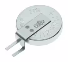 MS621T-FL11E: Rechargeable Battery, 3 V, Lithium, 3 mAh, Button Cell, PCB Pins, 1