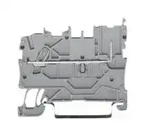 2020-1201: DIN Rail Mount Terminal Block, 1 Ways, 24 AWG, 16 AWG, 1 mm², Push In, 13.5 A