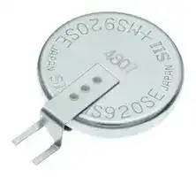 MS920SE-FL27E: Rechargeable Battery, 3 V, Lithium, 11 mAh, Button Cell, PCB Pins, 1
