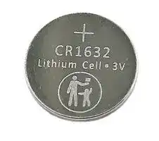 CR1632PH: Battery, 3 V, 1632, Lithium Manganese Dioxide, 140 mAh, Pressure Contact, 20