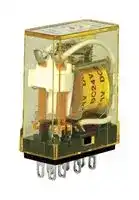 RY2S-ULAC24V: Power Relay, DPDT, 24 VAC, 3 A, RY Series, Socket, Non Latching